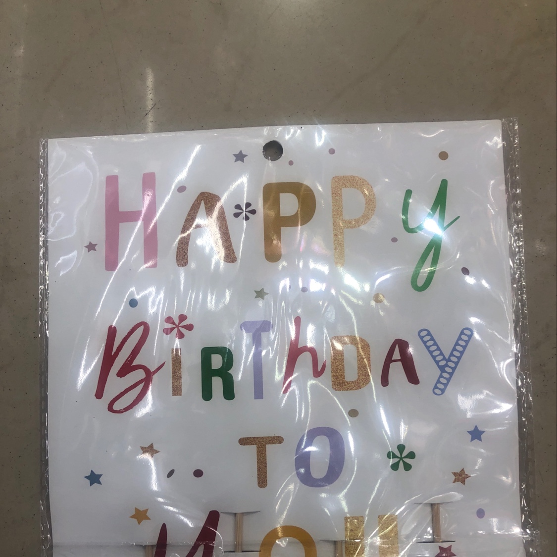 Wholesale birthday cake decoration accessories and cake plugins 01 details Picture