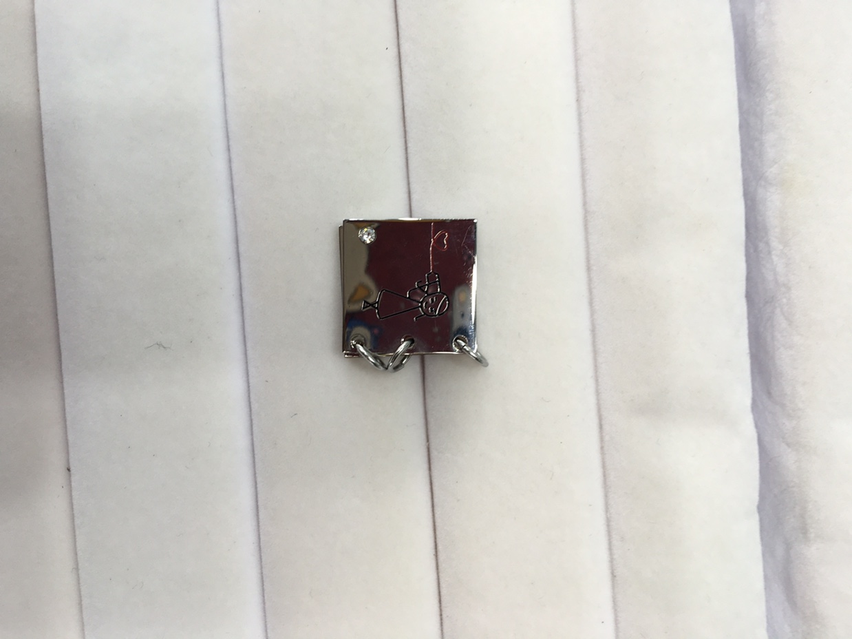 Titanium steel book pendant for boys and girls