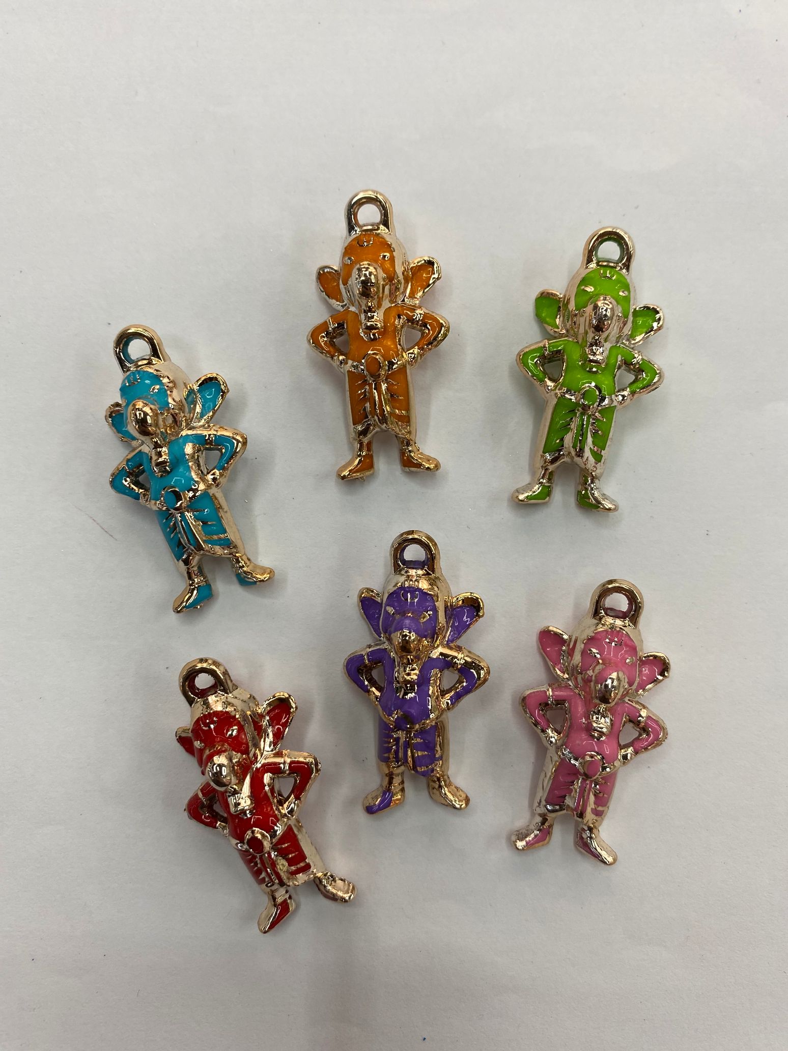 DIY jewelry accessories, electroplated UV acrylic Indian Monkey God color jewelry accessories 1