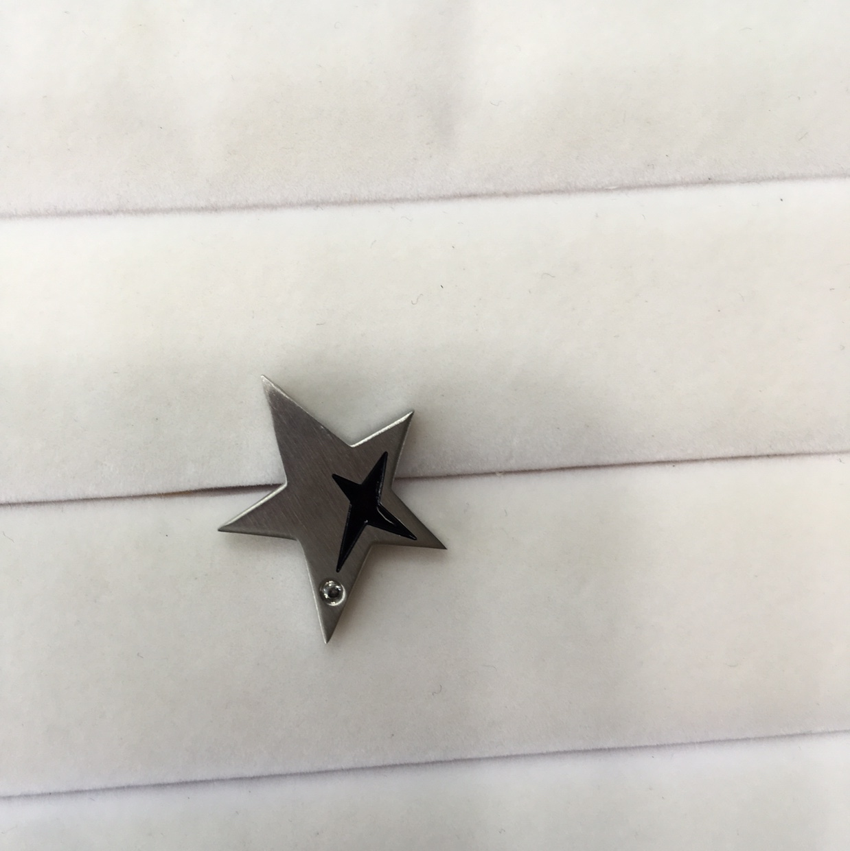Stainless steel pentagram pendant