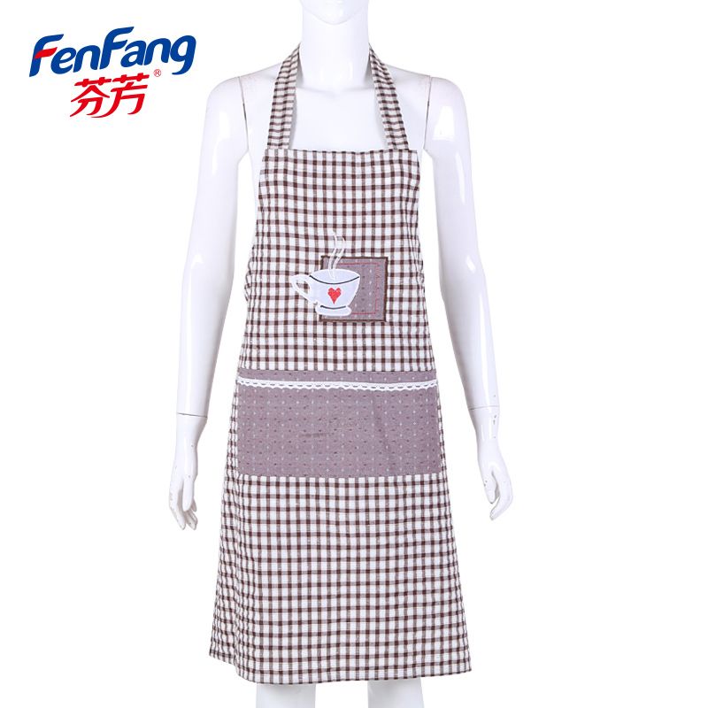 Home daily embroidery apron antifouling kitchen apron manufacturers customized direct wholesale thumbnail