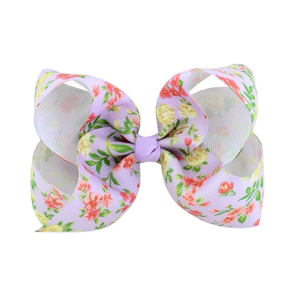 25mm ribbed printed small floral webbing Specification image