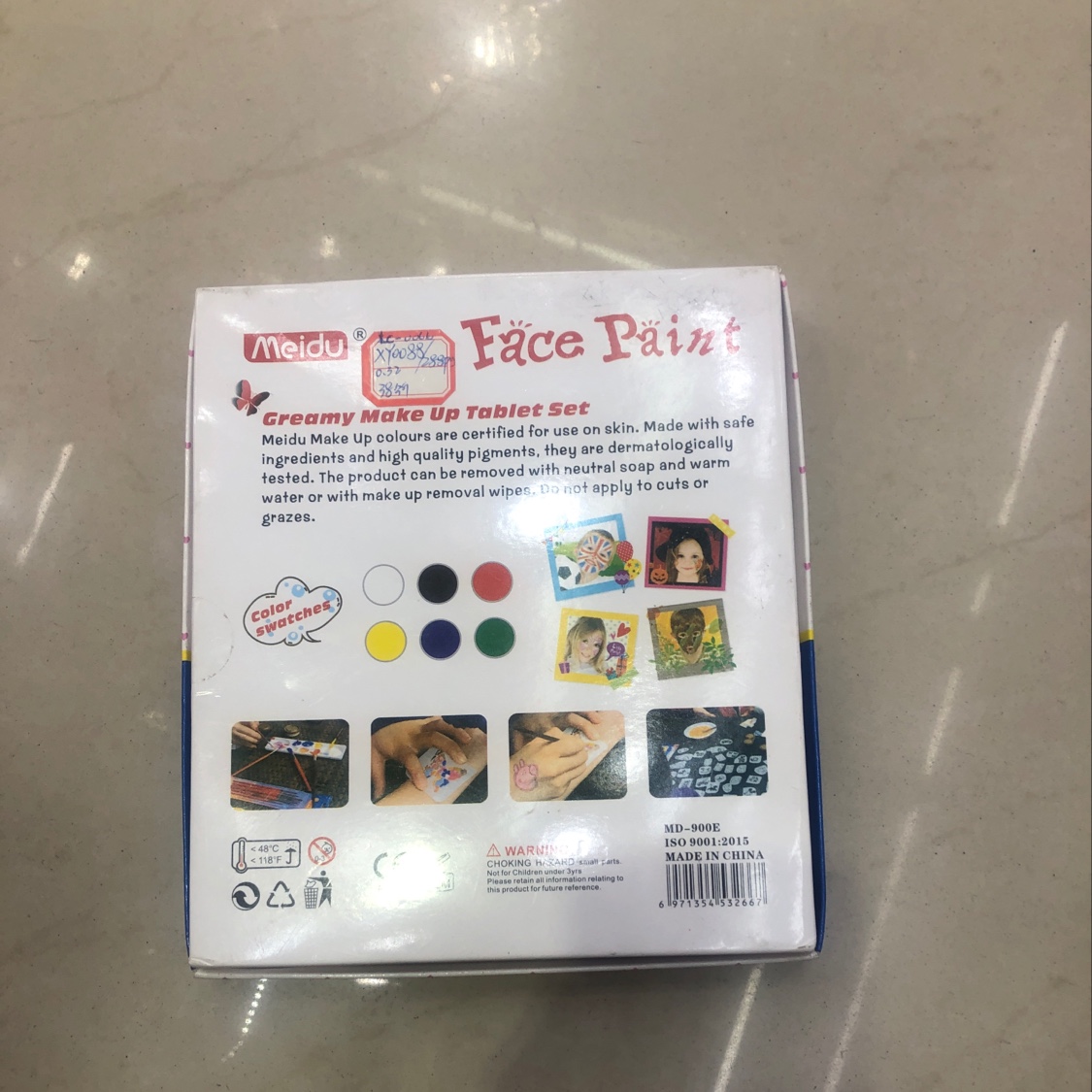6 Colors Of Heart Face Color details Picture