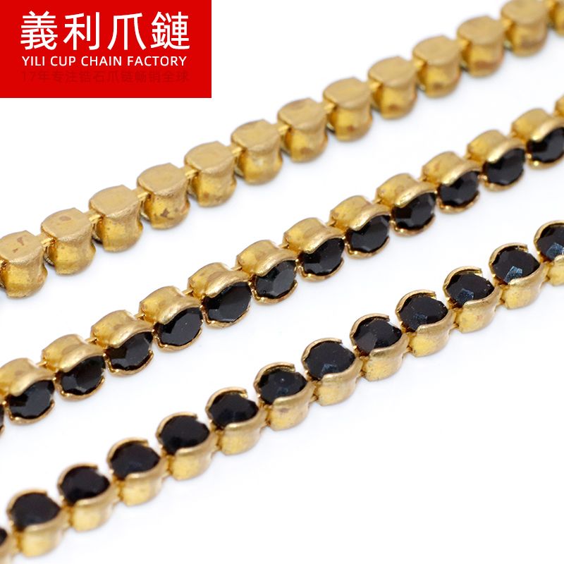 [Yili claw chain manufacturers wholesale] new round claw brass claw chain accessories clothing shoes bags accessories thumbnail