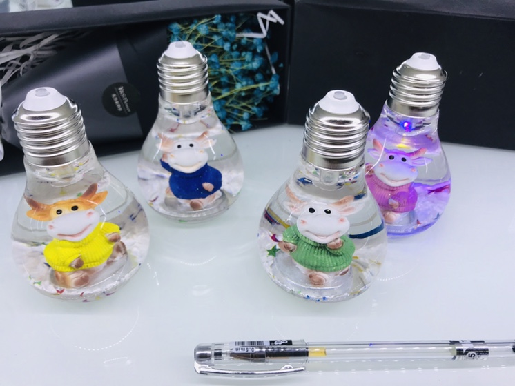 The light bulb color cattle