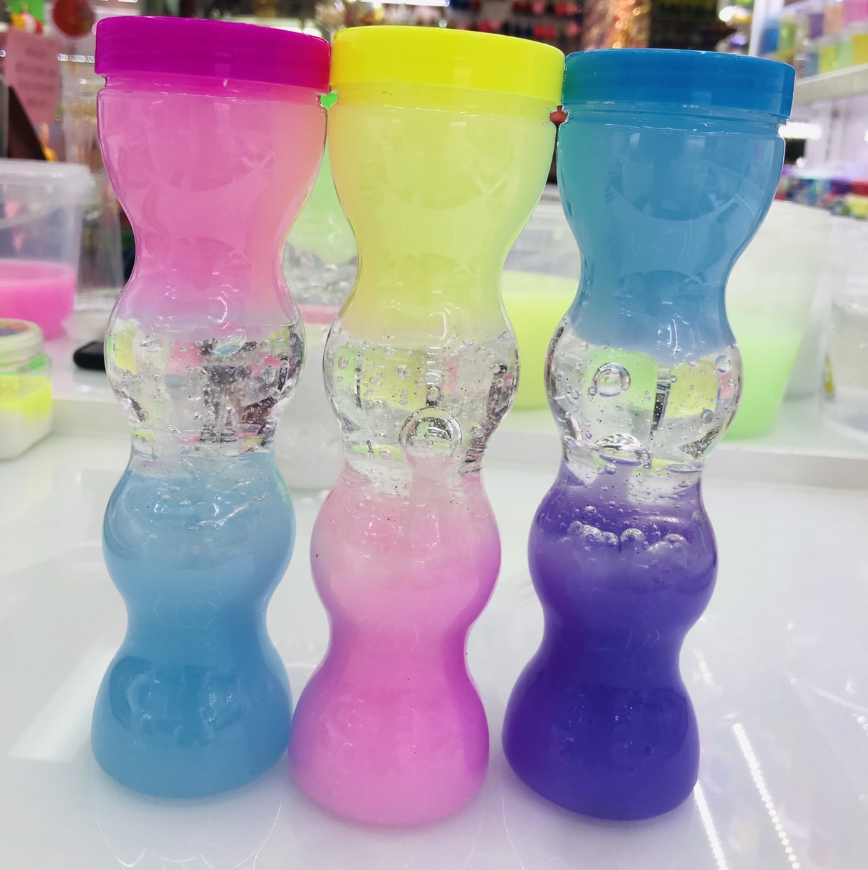 Sugar gourd bottle girl safe and environmentally friendly decompress mud multi-color mud Slime Slime thumbnail