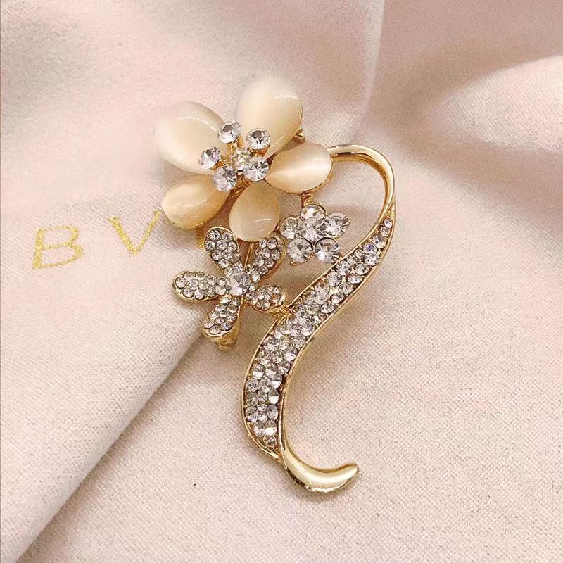 Opal Sun brooch for women's coat thumbnail