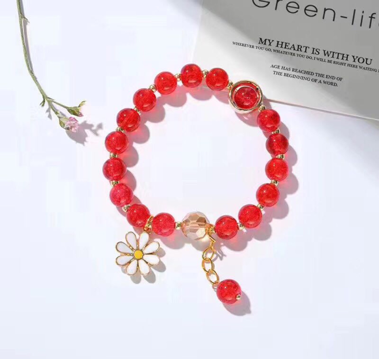 百搭/时尚/小菊花手链产品图