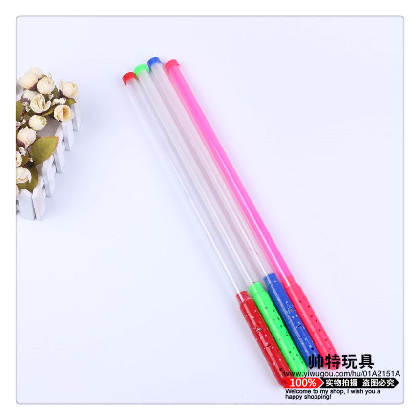 A slender hollow flash stick