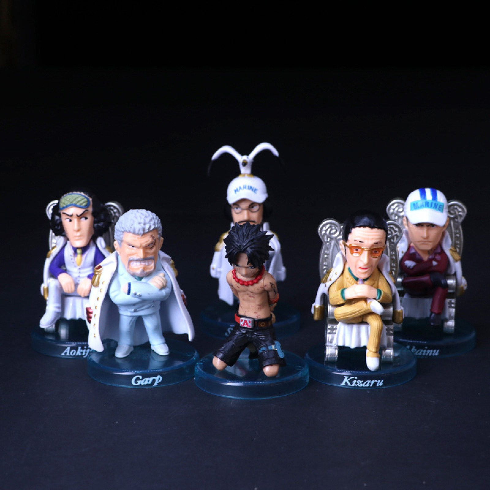 One Piece figurine: Marineford War Arc, Aokiji, Huang Yuan, Akainu, Karp, Sengoku, Ace detail image 1