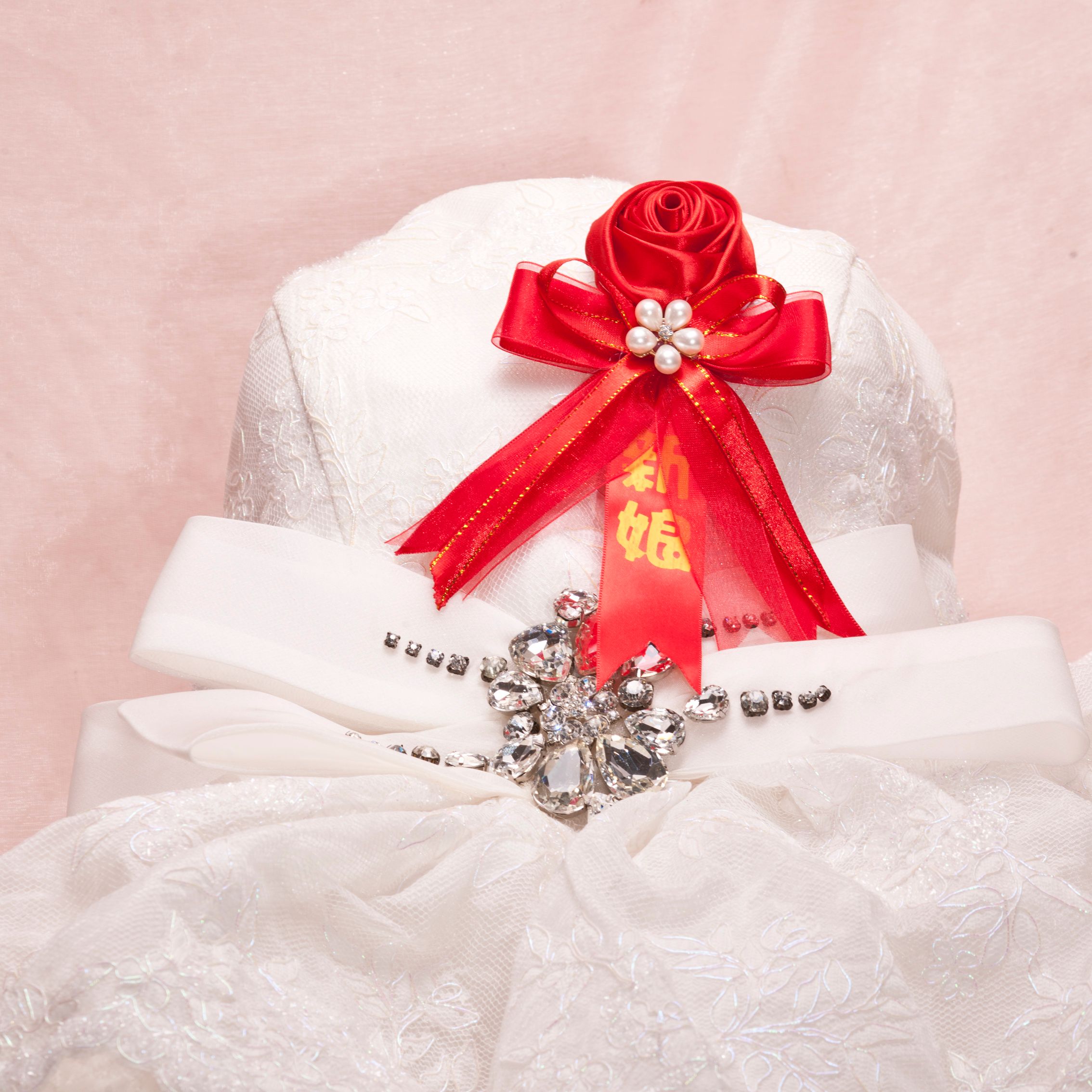 diy缎面玫瑰花手工婚庆新郎新娘手腕花批发结婚胸花创意个性定制产品图