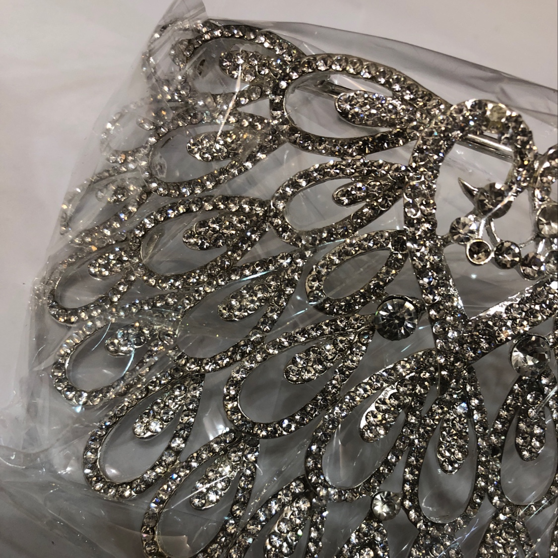 Upscale Luxury Sparkling Rhinestone Big Crown Children's Headwear Princess Female Crown Girl Performing Birthday Catwalk Accessories Specification drawing