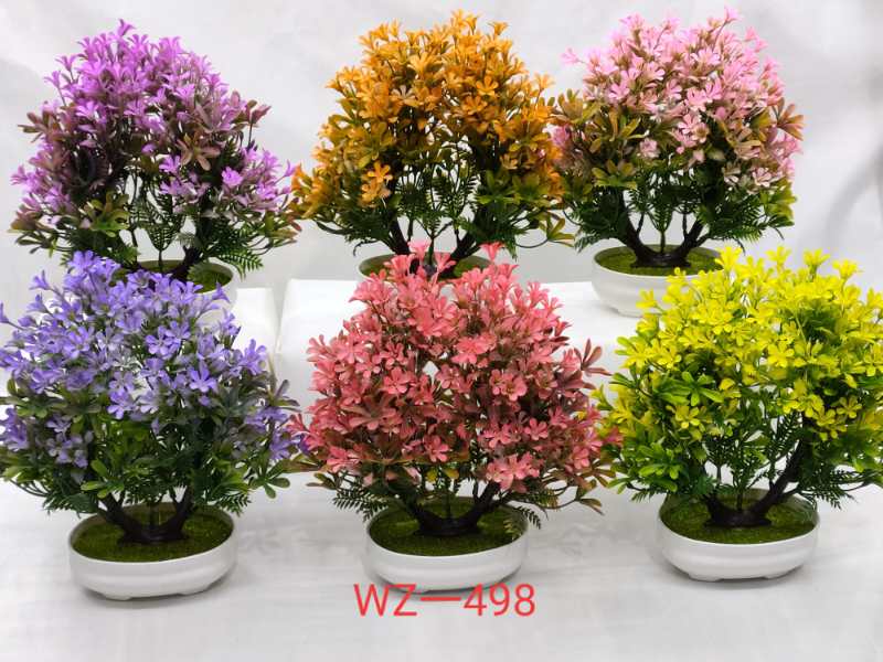 办公室盆栽仿真花盆景