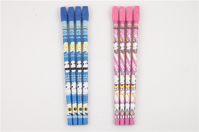 Yiwu quality student cartoon pencil factory direct sales, sample customization available HJ8504 detail image 4