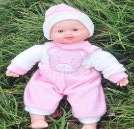 Manufacturers direct baby doll doll plastic baby stuffed cotton doll thumbnail