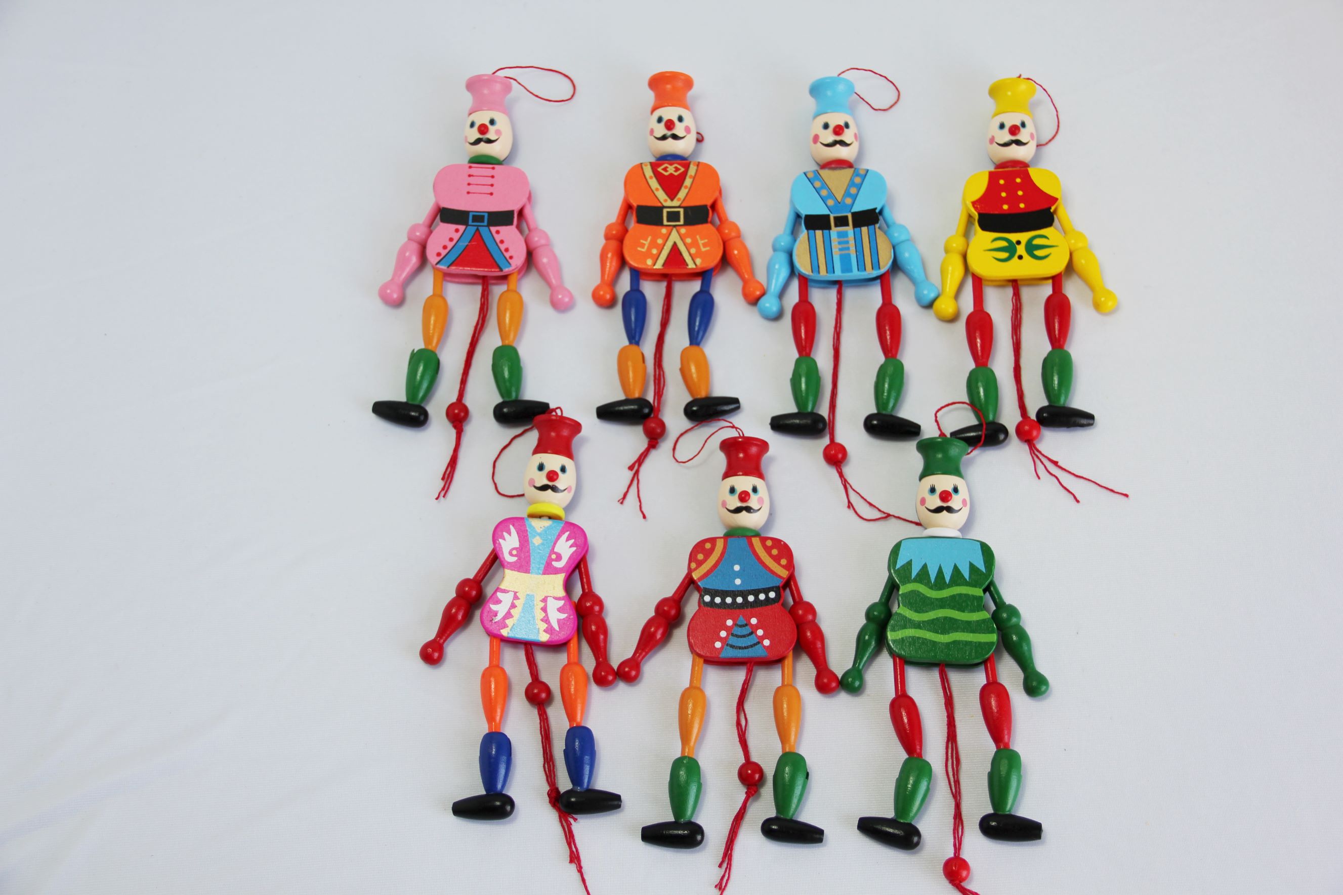 木质国王拉线人 木质玩具  豆豆工艺  9