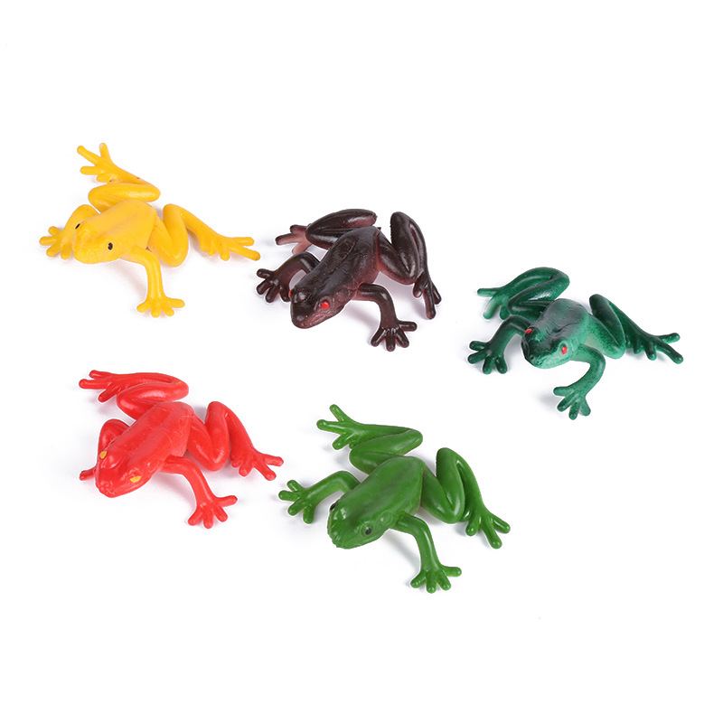 青蛙仿真动物玩具 TPR软胶模型外贸速卖通儿童仿真玩具厂家直销产品图