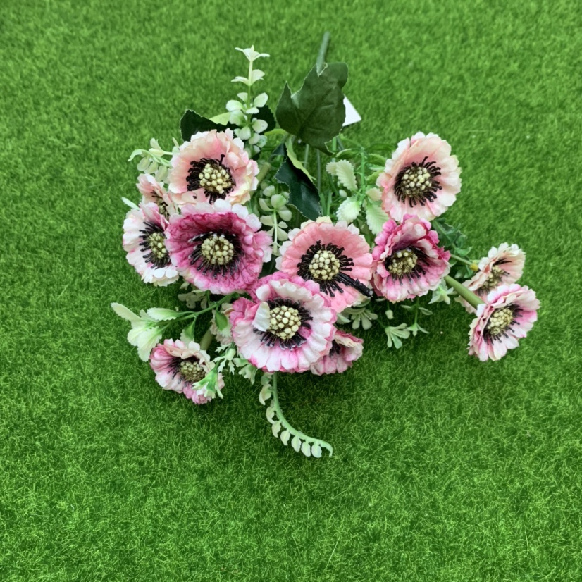 Manufacturer's direct selling simulated flower interior decoration table top single fake flower living room decoration flower arrangement dried thumbnail