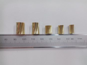 Patterned horn copper tube patterned decorative accessories full figure