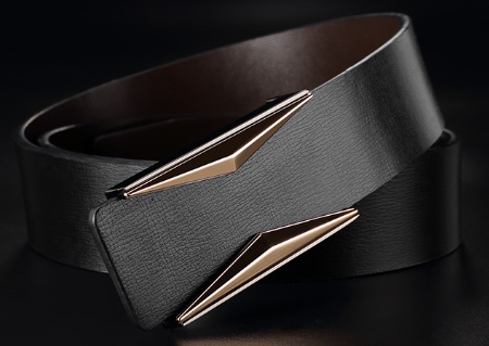 男士黑色商务腰带