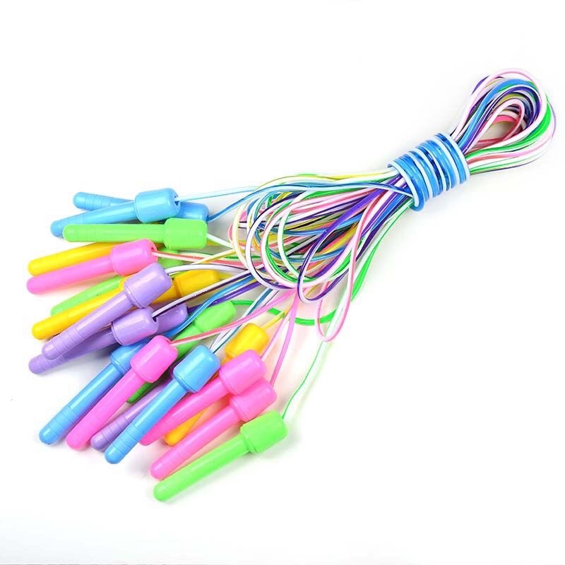 Color jump rope men and women adult fitness weight loss exercise rope students high school examination training children easy and light jump rope