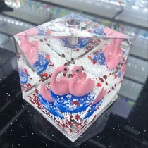 Acrylic slanting square into the oil series pen holder