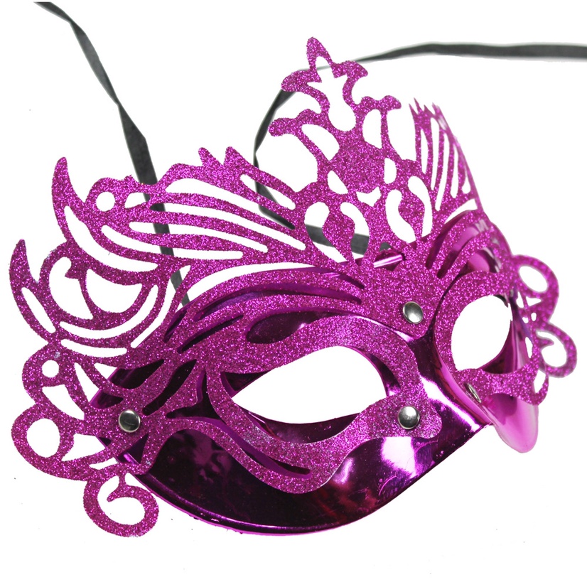 Halloween party dance, princess goddess, painted men and women, half-face eye masks, electroplated crowns, gold powder, hollowed-out masks Specification image