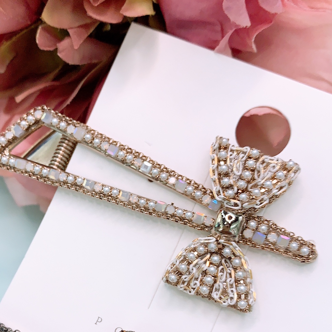 Irregular bow hairpin details Picture