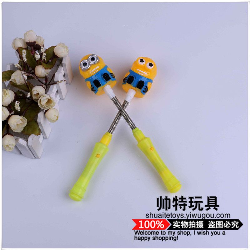 Minions with flashing lights
