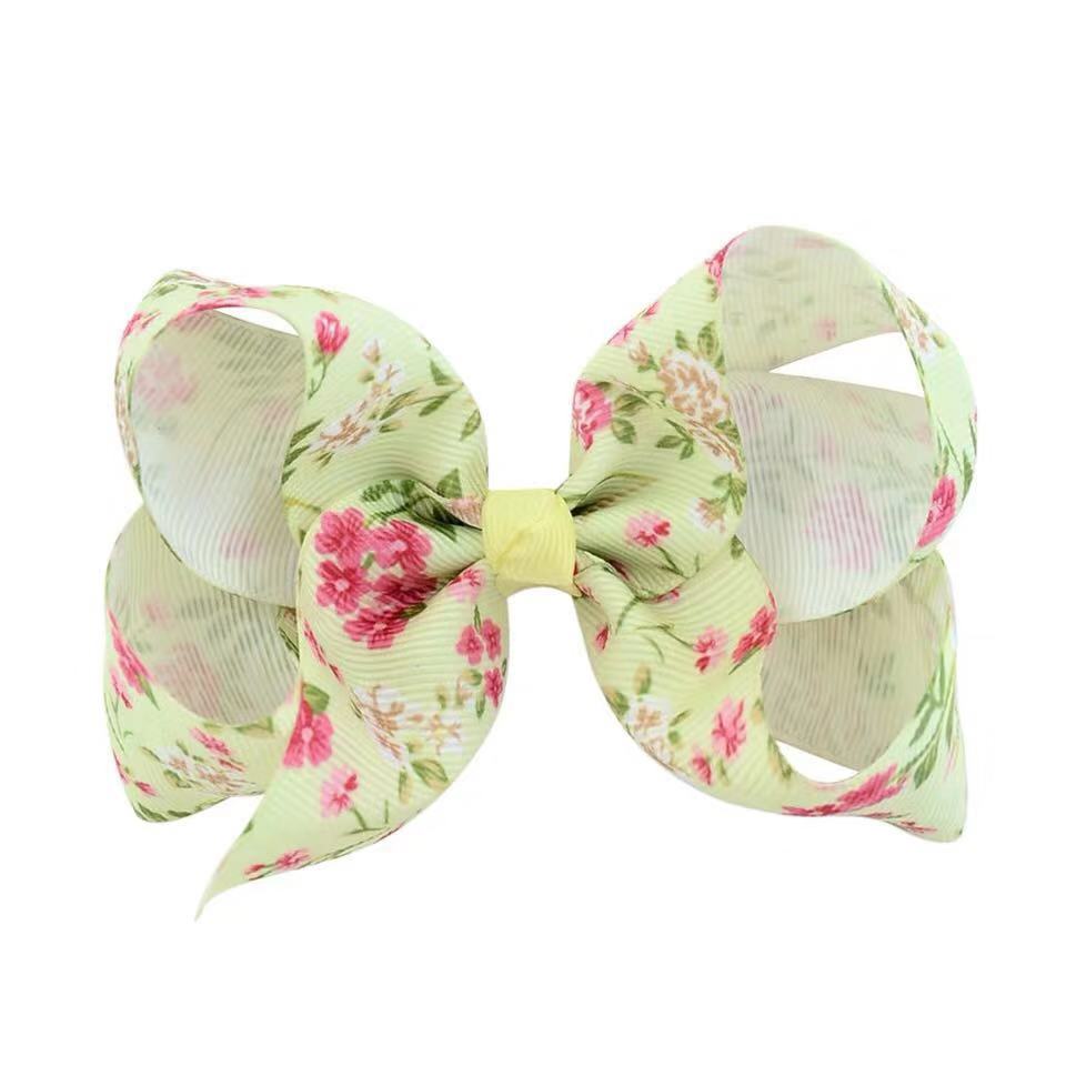 25mm ribbed printed small floral webbing Item Picture