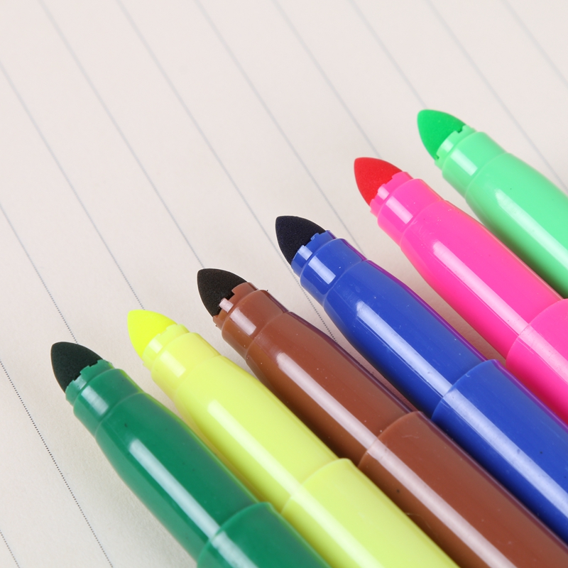 义乌好货 水彩笔12色儿童幼儿园无毒彩色画笔图画笔详情2