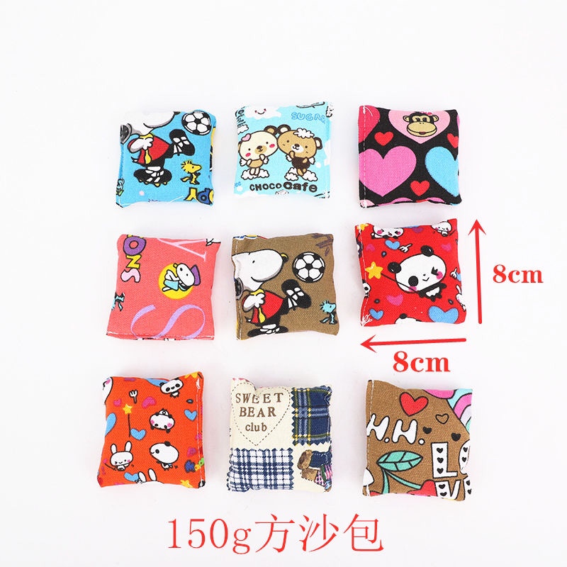 儿童沙包丢沙包幼儿园小学生手抓迷你小沙包手工玩具运动健身民间产品图