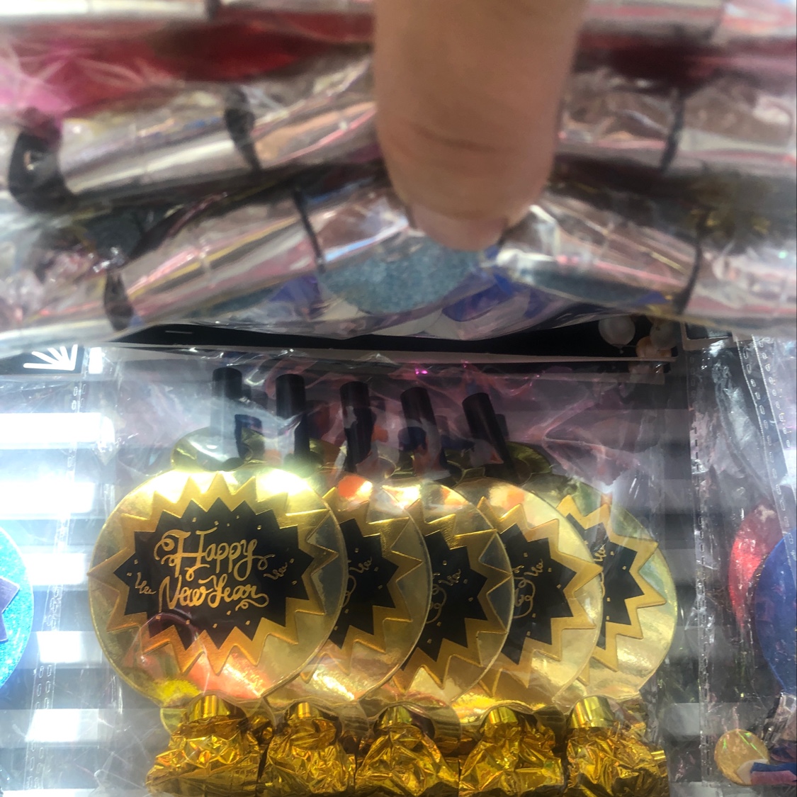 Wholesale of 3D gold powder Dragon Blowing cheering props for Party festivals and Birthdays 01 Item Picture