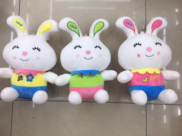卡通兔子生日礼物抓娃娃批发 可联系客服