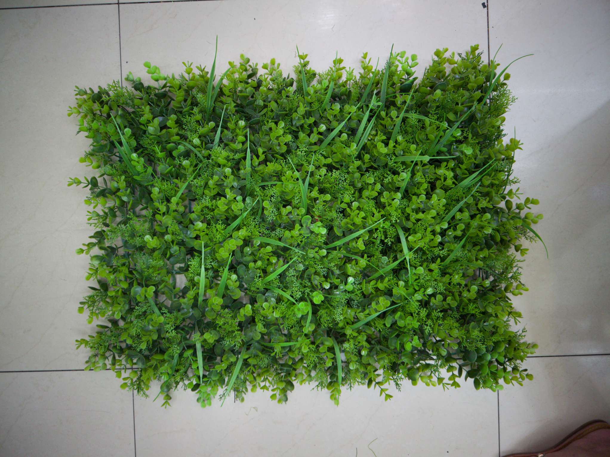 Artificial plant wall, green plant wall, plant wall, decorative wall, flower wall, background wall, interior decoration, balcony, storefront decoration, high-quality artificial grass ZH undefined