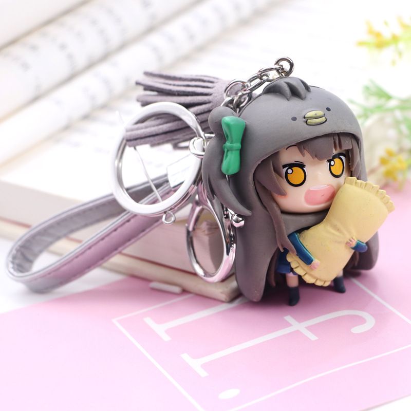 Selected Korean velvet rope pendants and keychains from the loveliveQ series of anime-related figurines details Picture