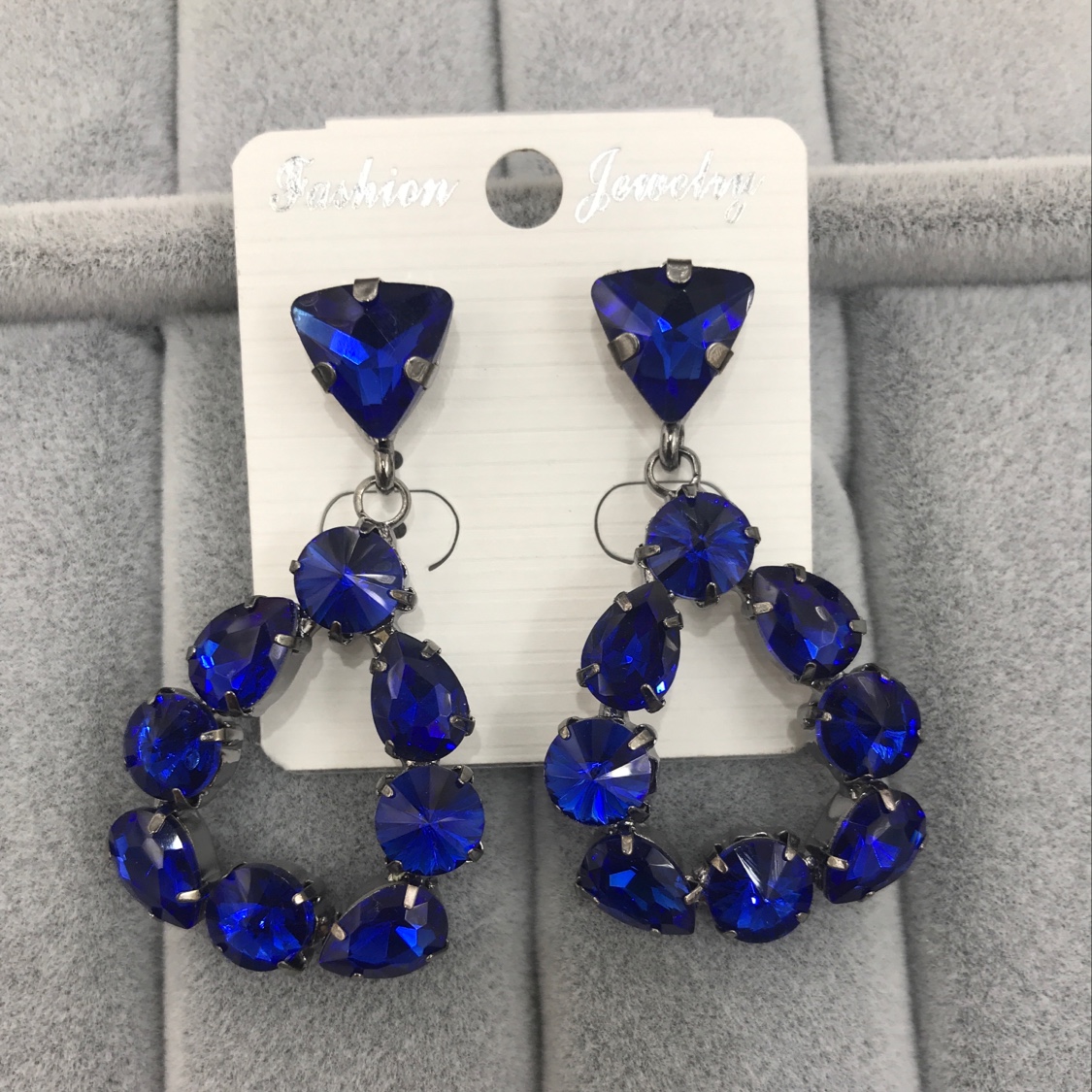 Baolan crystal opal earrings details Picture