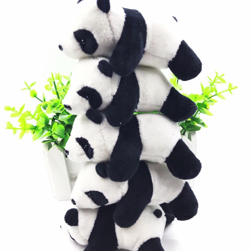 Manufacturers direct panda authentic Korean version of the trend of fashion cute stuffed toy doll discount promotion headdress hair accessories thumbnail