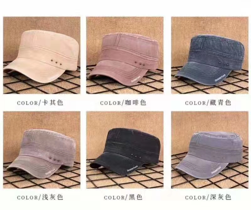 Washable military cap