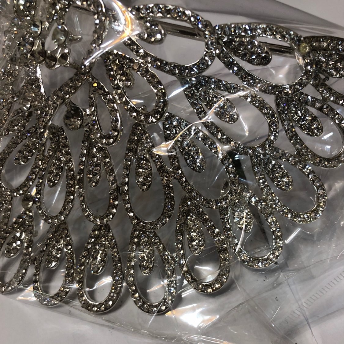Upscale Luxury Sparkling Rhinestone Big Crown Children's Headwear Princess Female Crown Girl Performing Birthday Catwalk Accessories details Picture
