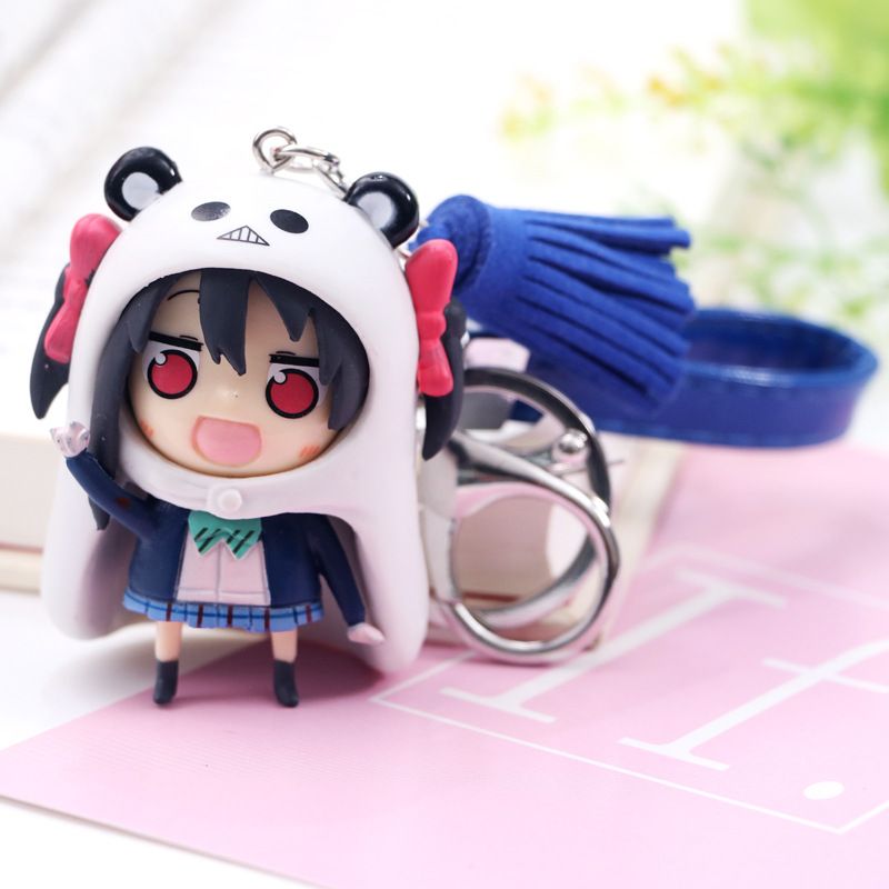 Selected Korean velvet rope pendants and keychains from the loveliveQ series of anime-related figurines undefined