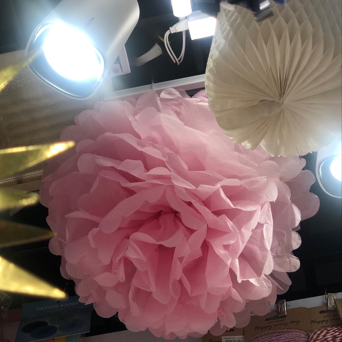 Wholesale of paper flower and latte art party supplies 01 details Picture