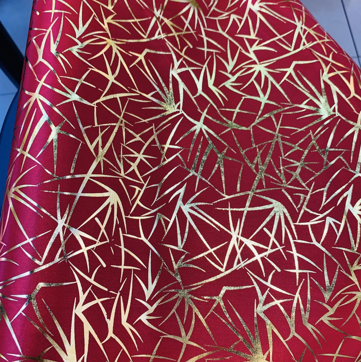 色丁布 烫金产品图