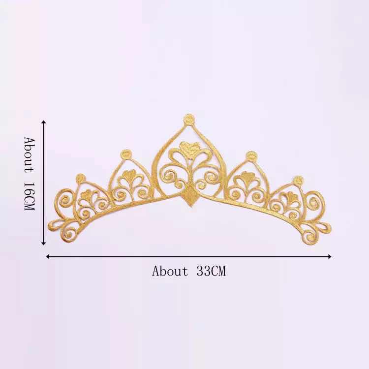 鼎天刺绣厂家直销金银线刺绣布贴舞台演出绣花补丁贴古装影视戏曲动漫祥云熨烫贴花4193#细节图