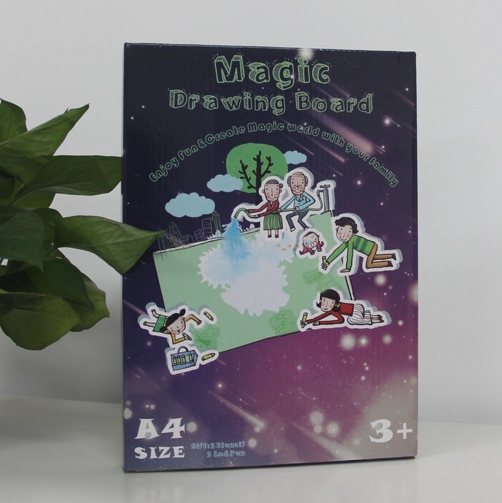 Fun luminous children's writing board, fluorescent drawing board size: A3, A4, A5 detail image 3