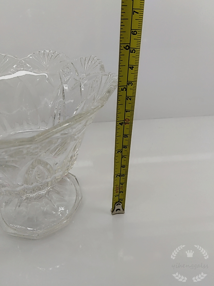 Factory direct sale of high-legged sunflower fruit salad Bowl 063 Item Picture