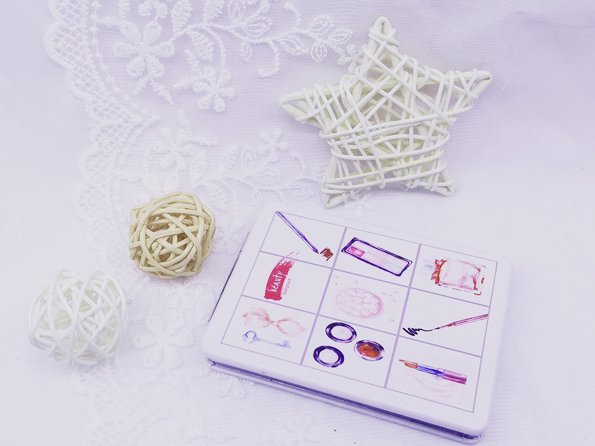 双面皮革化妆品系列镜女生宿舍小镜子随身时尚化妆镜便携折叠方镜详情图1