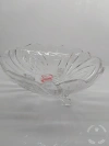 Factory direct sale of engraved glass three-legged fruit platter D59 Item Picture