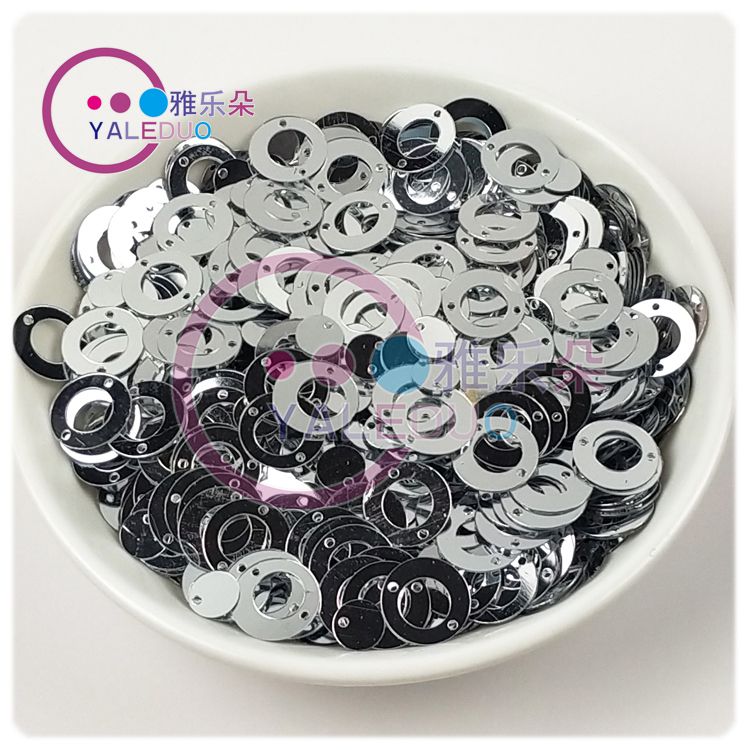 10mm pair of Confucius Mother round sequined earrings, accessories, diy handcrafted materials, sequins, clothing, shoes, hats and accessories Item Picture