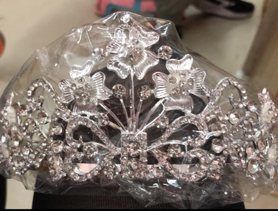 Oversized Tiara Bride Tiara Princess Court Tiara Wedding Accessories Wedding Dress Accessories